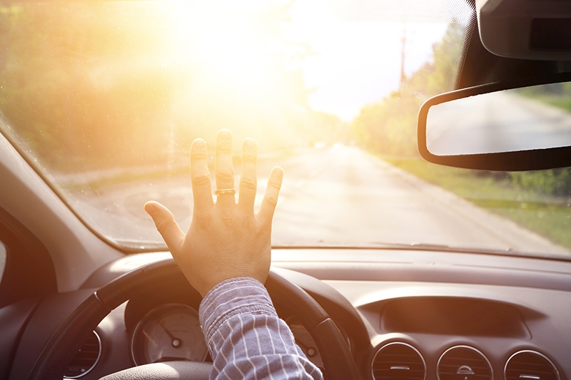 Windshield Tinting Blinding Sun Small1